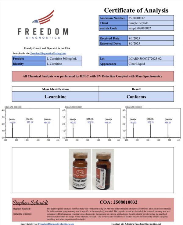 l carnitine 5000mg